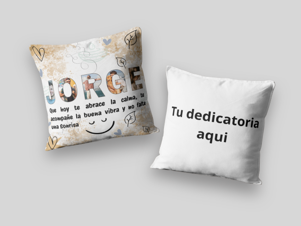 cojÍn personalizado motivacional